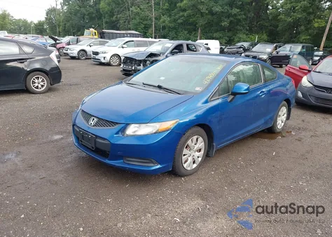 2012 Honda Civic Lx z USA, uszkodzony, nr VIN 2HGFG3B55CH516632